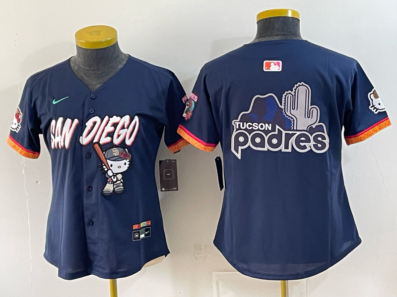 women San Diego Padres blank blue Nike 2026 MLB Jersey 0831001